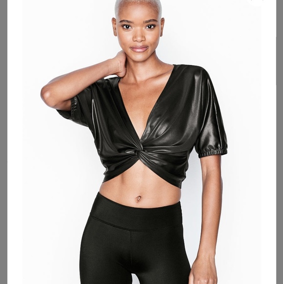 Victoria's Secret Tops - Victoria Sport Twist Front Crop Top NWT